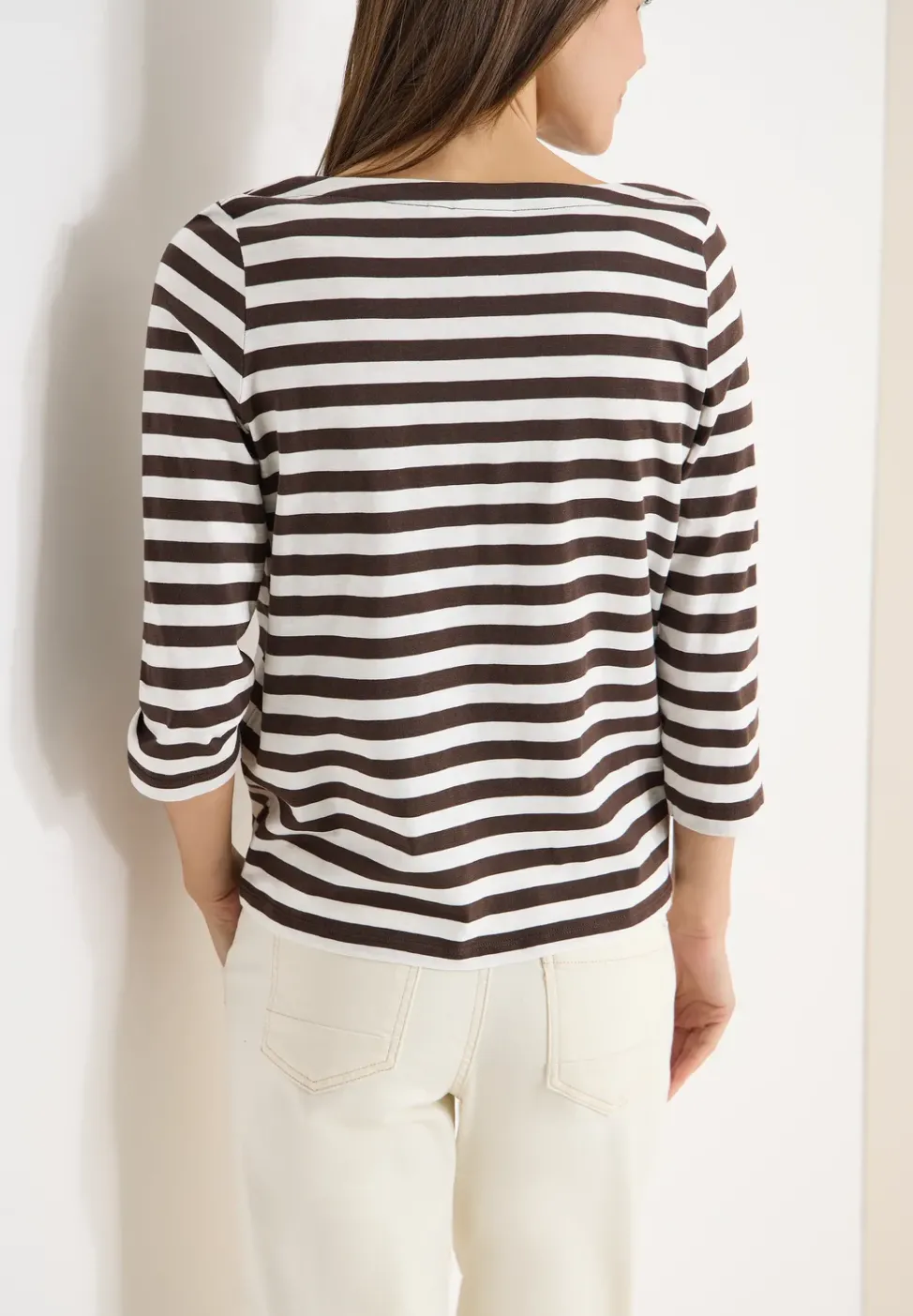 Gestreiftes Basic Shirt
