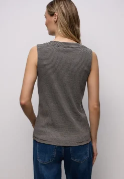 Gestreiftes Basic Top