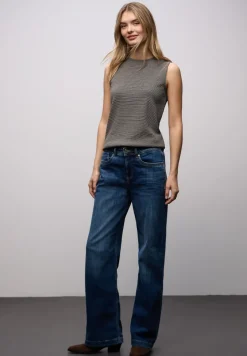 Gestreiftes Basic Top