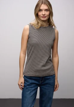 Gestreiftes Basic Top