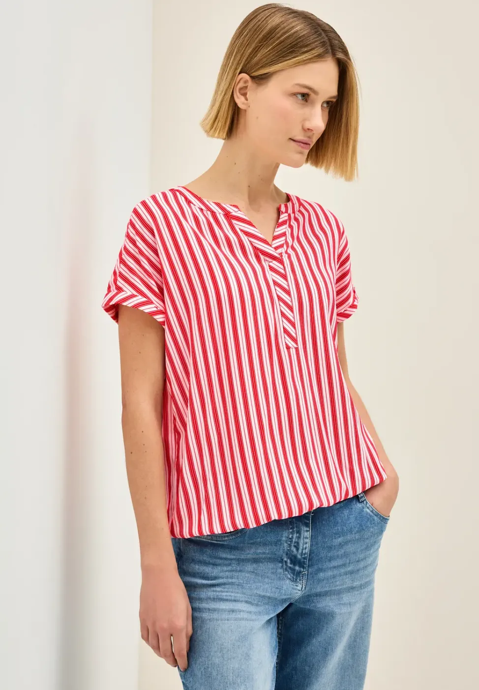 Gestreiftes Blusenshirt