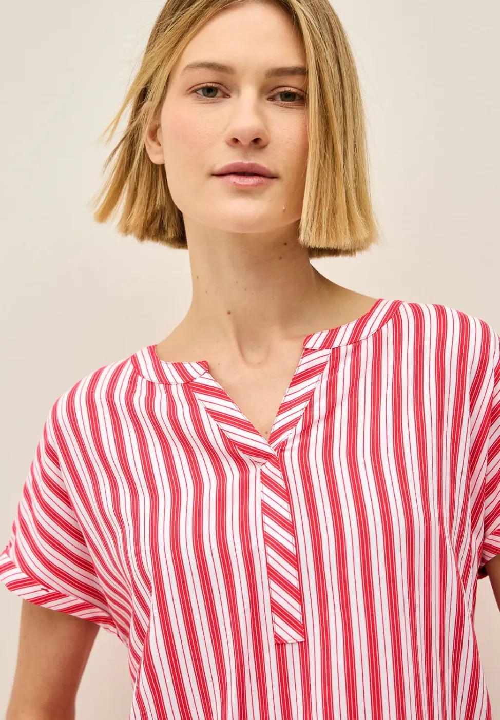 Gestreiftes Blusenshirt