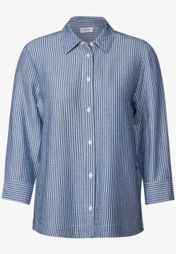 Gestreifte Seersucker Bluse
