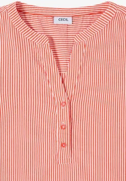 Gestreifte Seersucker Bluse