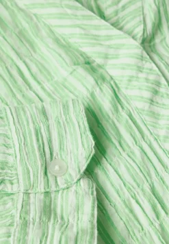 Gestreifte Seersucker Bluse