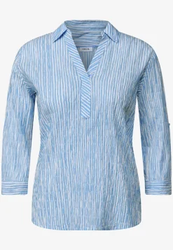 Gestreifte Seersucker Bluse