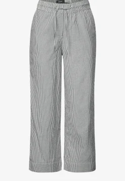Gestreifte Seersucker Hose