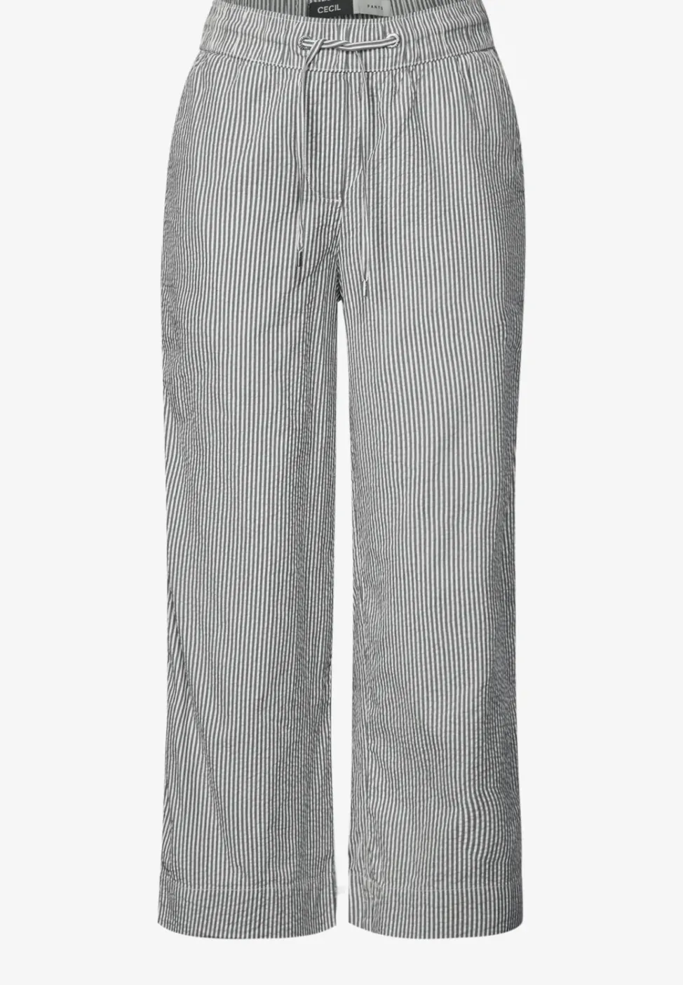 Gestreifte Seersucker Hose