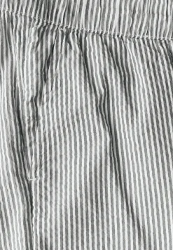 Gestreifte Seersucker Hose