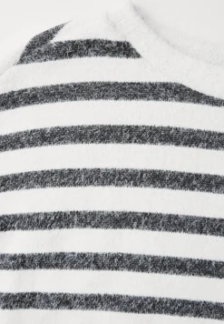 Gestreiftes Federgarn Shirt