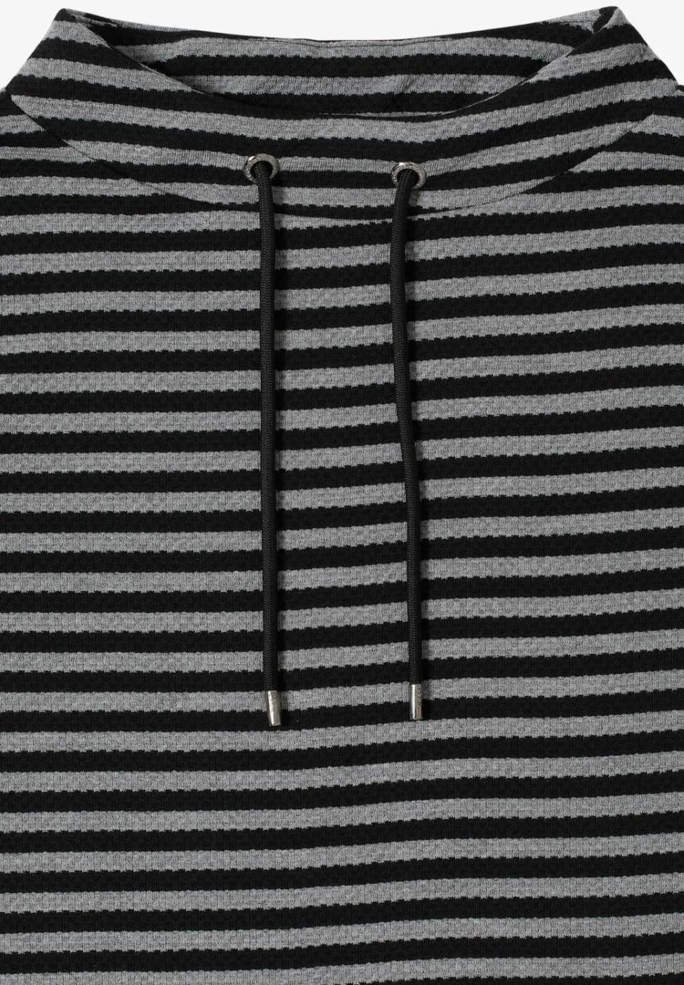 Gestreiftes Funnelneck Shirt