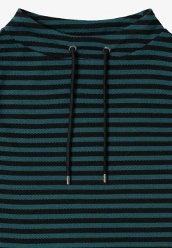 Gestreiftes Funnelneck Shirt