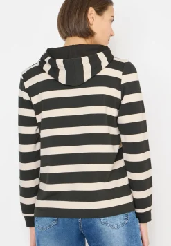 Gestreiftes Hoodie-Shirt
