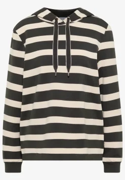 Gestreiftes Hoodie-Shirt