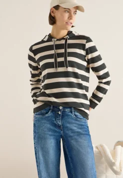 Gestreiftes Hoodie-Shirt