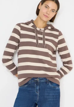 Gestreiftes Hoodie-Shirt