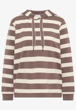 Gestreiftes Hoodie-Shirt