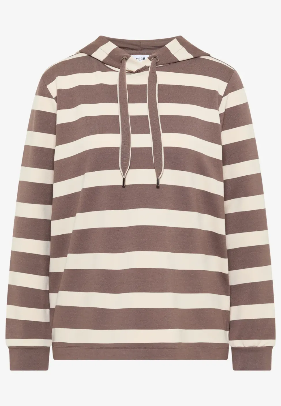 Gestreiftes Hoodie-Shirt