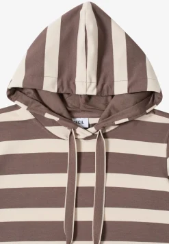 Gestreiftes Hoodie-Shirt