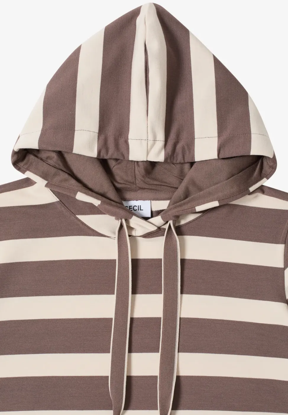 Gestreiftes Hoodie-Shirt