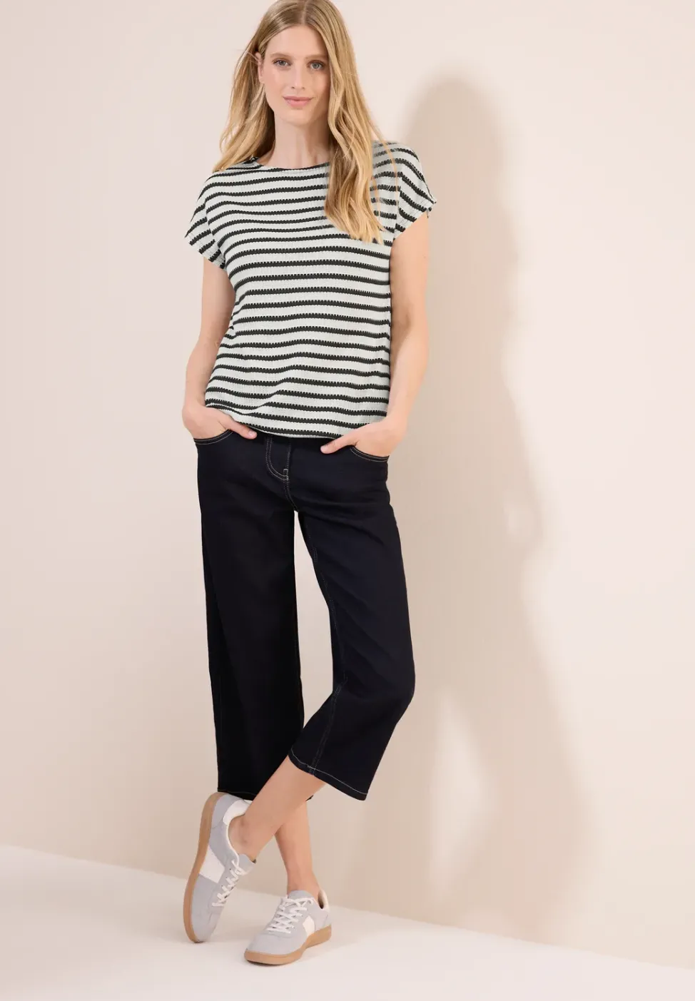 Gestreiftes Jacquard Shirt