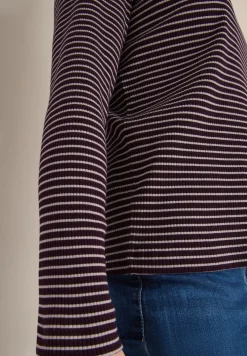 Gestreiftes Langarmshirt