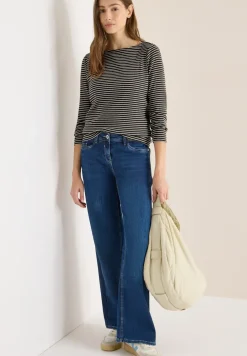 Gestreiftes Langarmshirt