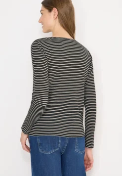 Gestreiftes Langarmshirt