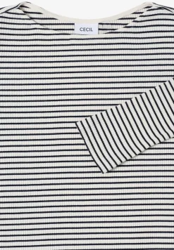 Gestreiftes Langarmshirt