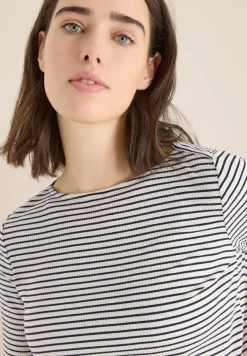Gestreiftes Langarmshirt