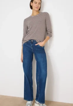 Gestreiftes Langarmshirt
