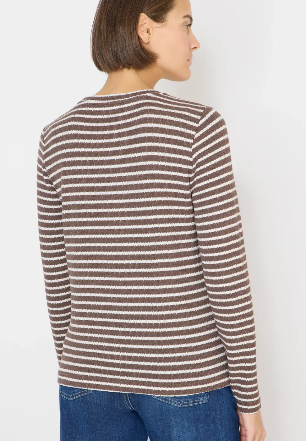 Gestreiftes Langarmshirt