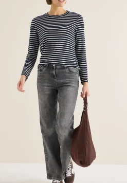 Gestreiftes Langarmshirt