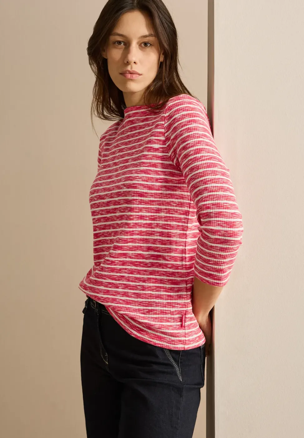 Gestreiftes Melange Shirt