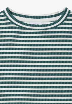 Gestreiftes Strukturshirt