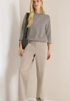 Gestreiftes Strukturshirt