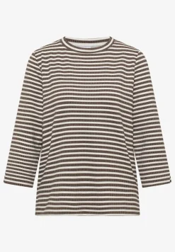 Gestreiftes Strukturshirt