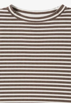 Gestreiftes Strukturshirt