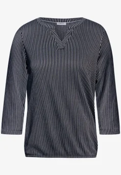 Gestreiftes Strukturshirt
