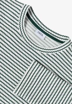Gestreiftes Strukturshirt