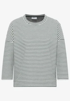 Gestreiftes Strukturshirt