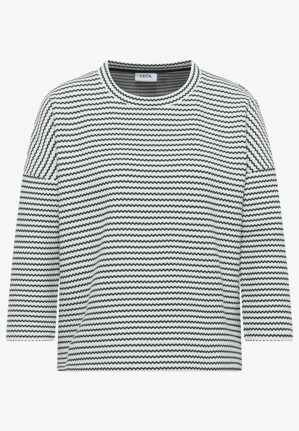 Gestreiftes Strukturshirt