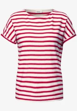 Gestreiftes Strukturshirt