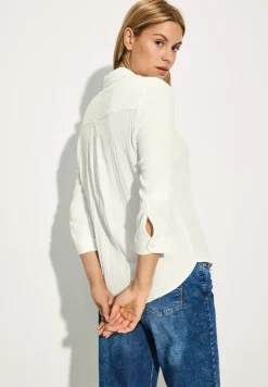 Gestreifte Struktur Bluse