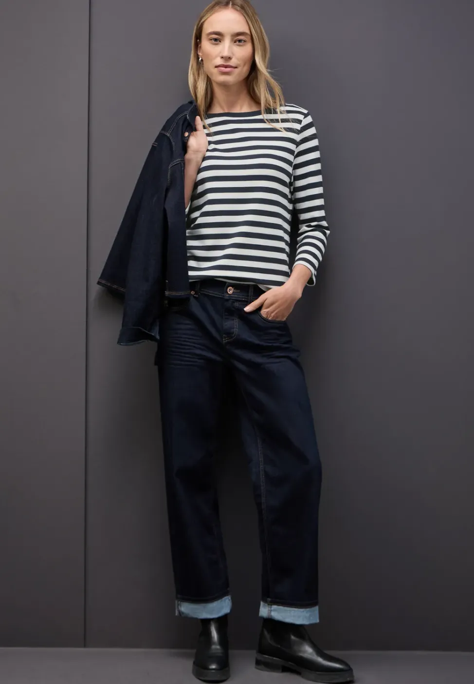 Gestreiftes U-Boot Shirt
