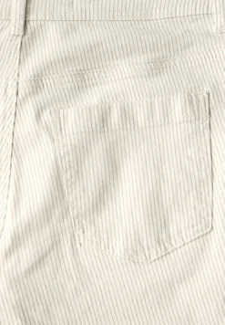Gestreifte Wide Leg Hose