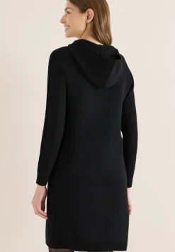 Glitzerkleid mit Kapuze