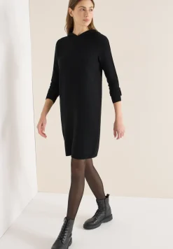 Glitzerkleid mit Kapuze