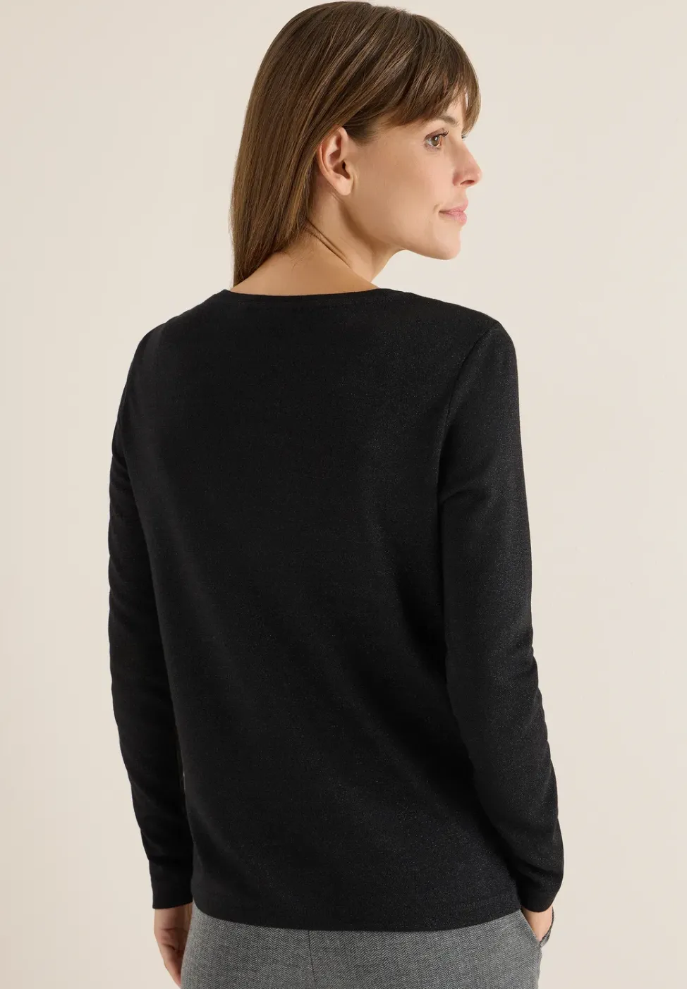 Glitzerndes Jersey Shirt