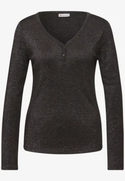 Glitzerndes Langarmshirt